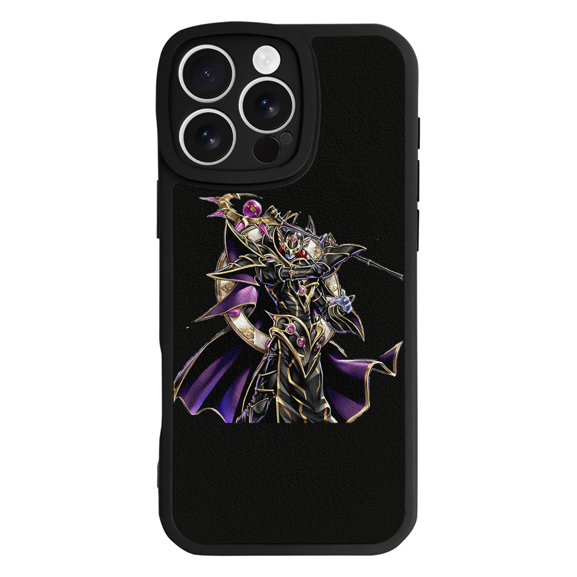（画像用） 遊☆戯☆王 Yu-Gi-Oh! 【iPhone 16シリーズ対応】シリコンスマホケース（レザー調） 材質：シリコン
